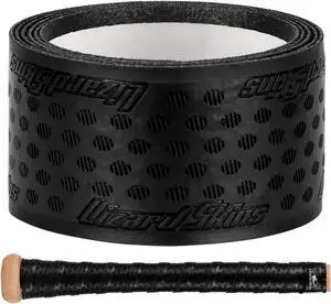 Lizard Skins DSP Ultra Solid Bat Grip Tape: 0.5 mm thick (Jet Black)
