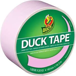Duck Brand Solid Color Duct Tape: 1.88 in. x 60 ft. (Baby Pink)
