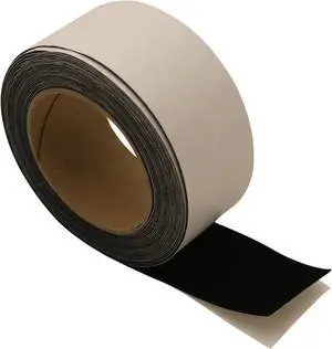 JVCC Flocking Tape [Non-woven Fabric] (FLOCK-1): 1-1/2 in. x 300 in. (Black)