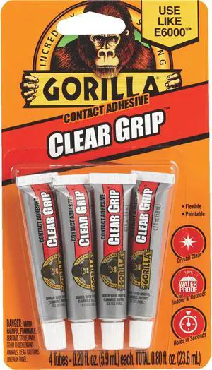Gorilla Clear Grip: 0.2 fl. oz.
