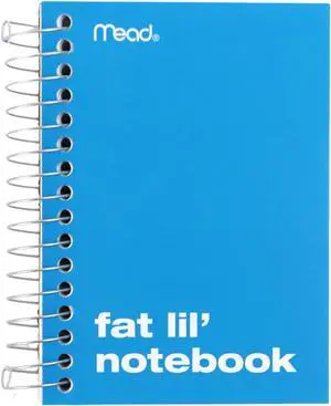 Mead Fat Lil' Notebook: 4 in. x 5-1/2 in. (Blue)