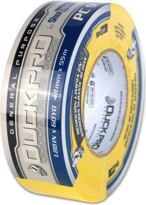 Shurtape Duck Pro General Purpose Cloth Duct Tape (PC-9C): 2 in. (48mm actual) x 60 yds. (Yellow)