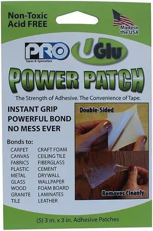 Pro Tapes UGlu Adhesive Tape [Double-Sided]: 3 in. width (Clear) *5-pack