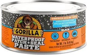 Gorilla Waterproof Patch & Seal Paste: 1 lb. (Black)