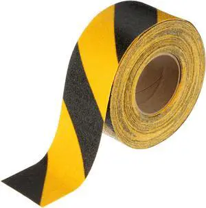 3M Safety-Walk Slip-Resistant Tape: 2 in. x 60 ft. (Black with Yellow stripes)