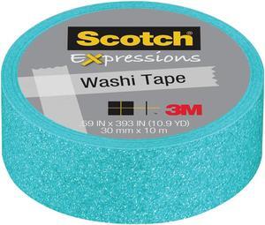 Scotch Expressions Glitter Tape: 0.59 in. x 196 in. (Pastel Blue)