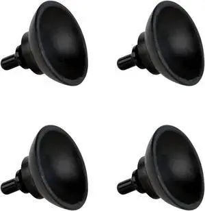 Excell EX-17 Replacement Suction Cup Pack: 4-pack (Black)