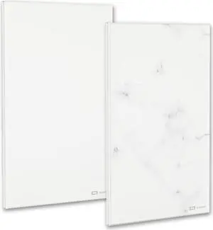 Quartet  Glass Dry-Erase Notepad: 9 in. x 6 in. (Marble and White) *2-pack