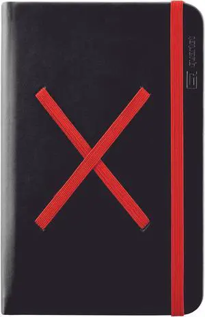 Quartet  Glass Portable Dry-Erase Pad: 5 in. x 8 in. (Black) - OEM
