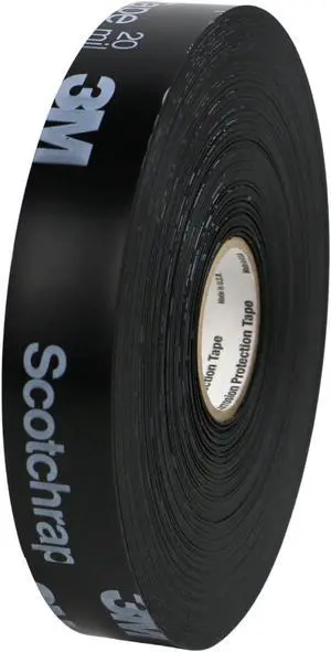 3M Scotchrap All-Weather Corrosion Protection Tape [20 mil] (51): 1 in. x 100 ft. (Black / With Printing)
