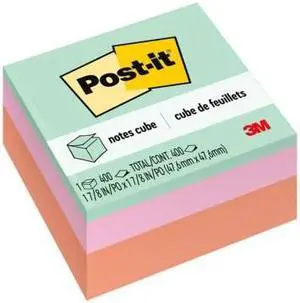 Post-it Sticky Notes: 1-7/8 in. width (Pastel Colors) *400 sheets *400-sheets