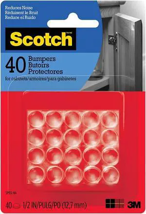 Scotch Bumpers [Round]: 1/2 in. width (Clear) *40 pack
