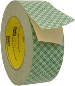 3M Double-Sided Paper Tape [Rubber Adhesive] (410M): 2 in. x 36 yds. (Off-White) - OEM