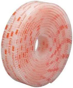 3M Dual Lock Type 400 Reclosable Fastener [Clear / Acrylic Adhesive] (SJ3561): 1 in. x 15 ft. (Clear)