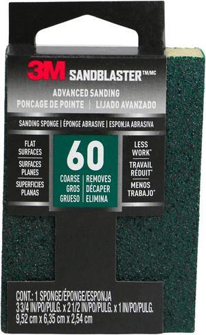 3M 70005105450 SandingSponge,Fine,3-3/4x2-5/8x1 In,PK12