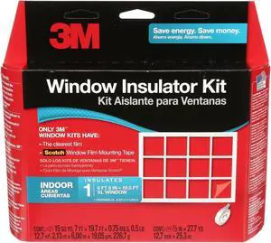 3M Indoor Window Insulator Kit: 7 ft. x 19.7 ft. / 1 window (Clear)