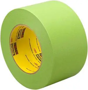 Scotch Performance Green Masking Tape (233+): 4 in. (96mm actual) x 60 yds. (Green)