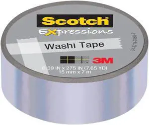 Scotch Expressions Iridescent Washi Tape: 0.59 in. x 393 in. (Iridescent Purple)