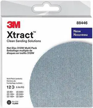 3M Xtract Net Discs (310W): 6 in. width (Blue) *12-discs 3M Xtract Net Discs (310W): 6 in. width (Blue) *12-discs
