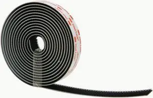 3M Dual Lock Type 250 Reclosable Fastener [Black / Acrylic Adhesive] (SJ3550): 1/2 in. x 10 ft. (Black)