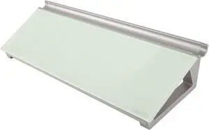 Quartet  Glass Dry-Erase Desktop Computer Pad: 18 in. x 6 in. (Frosted)