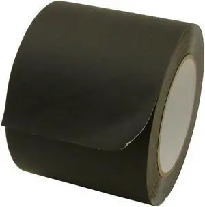 JVCC Low Gloss Gaffer-Style Duct Tape (J90): 4 in. (96mm actual) x 75 ft. (Black)