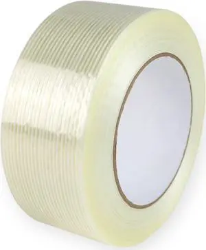 FindTape General-Purpose Filament Strapping Tape (MF110): 2 in. (48mm actual) x 60 yds. (Clear)