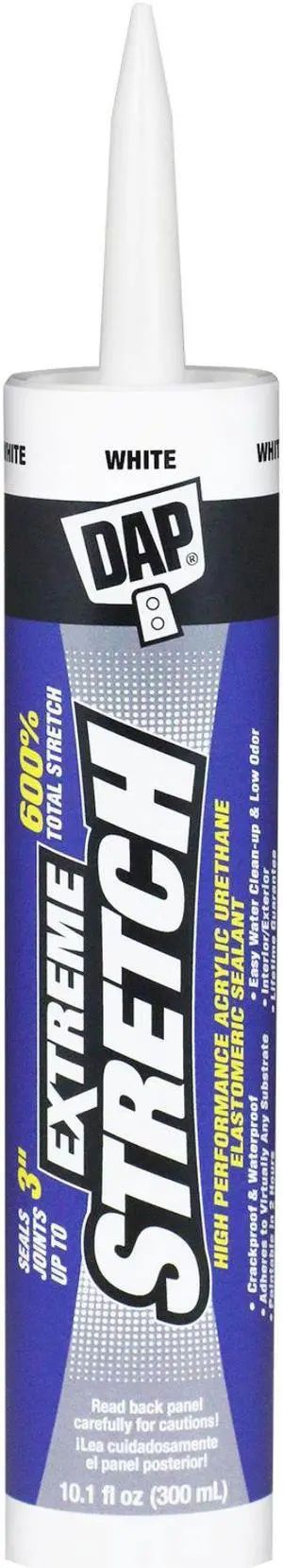 DAP EXTREME STRETCH Acrylic Urethane Elastomeric Sealant: 10.1 fl oz. (Iron Stone)