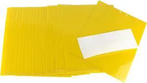 FindTape Insect Trap Tape [Double Sided]: 8 in. (192mm actual) x 10 in. (Yellow) *20-pack