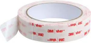 3M VHB Tape [25 mil / general purpose] (4930): 1 in. x 15 ft. (White)