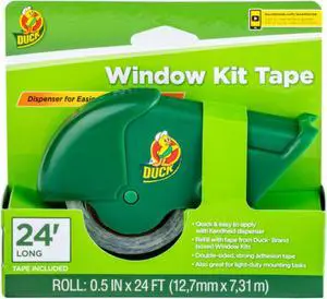 Duck Brand Window Kit Tape Dispenser: 1/2 in. x 24 ft. (Clear)