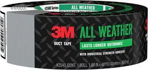 3M All Weather Duct Tape: 1.88 in. x 40 yds. (Silver)