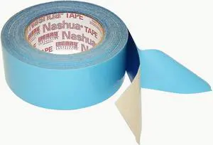 Nashua CleanDrape Double-Sided Abatement / Sheeting Tape: 2 in. x 60 ft. (Natural and Blue)