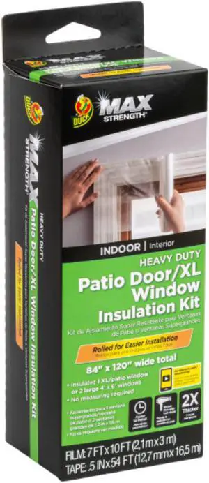 Duck Brand Max Strength Heavy Duty Window Kit: 84 in. x 120 in. (Clear)