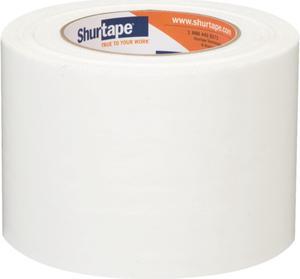 Shurtape Non-UV-Resistant Polyethylene Tape (PE-333): 4 in. (96mm actual) x 60 yds. (White) *serrated edge