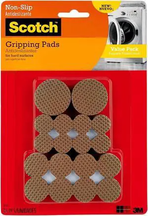 Scotch Gripping Pads: Value Pack / 36-pack (Brown)