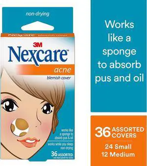 Nexcare Acne Cover: assorted / 36-count (Clear) *36 count