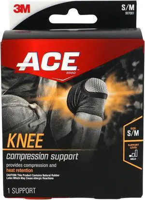 ACE Knee Compression Support: SM / MD (Black)
