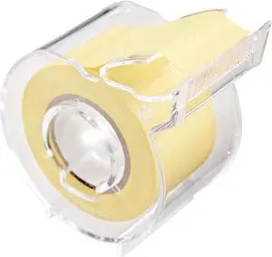 Yamato Memoc Recycled Sticky Note Slim Dispenser: 1 in. x 33 ft. (Light Yellow)