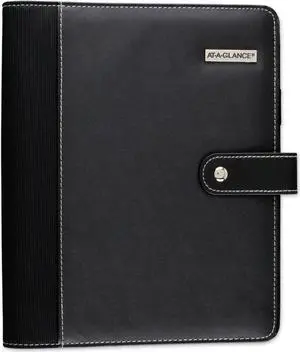 At-A-Glance Planner Starter Set with Snap Closure [Undated]: 5-1/2 in. x 8-1/2 in. (Black)