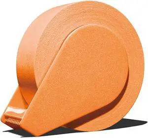 Yamato TapenFusen Pocket Size Sticky Note Dispenser: 3/5 in. x 33 ft. (Fluorescent Orange)