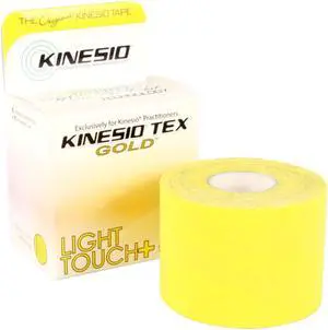 Kinesio Tex Gold Light Touch Kinesiology Tape: 2 in. x 16.5 ft. (Pastel Yellow)