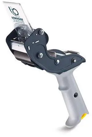 Excell LowNoise Carton Sealing Tape Dispenser & Utility Knife (RSK-82891): 2 in. width (Blue/Grey)