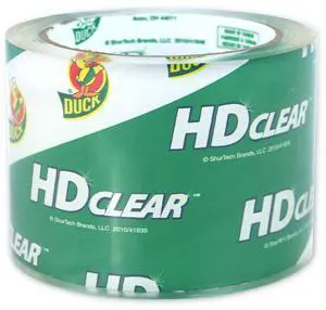 Duck Brand HD Packaging Tape [Clear to the Core]: 3 in. x 54.6 yds. (Clear)