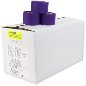 Mueller MTape TeamPak Non-Elastic Athletic Tape [Irregular Rolls]: 1-1/2 in. x 30 ft. (Purple) *32-rolls