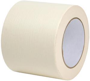 Shurtape Utility Grade Masking Tape (CP-83): 4 in. (96mm actual) x 60 yds. (Natural) *non-branded, white core