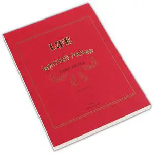 Life Letter Plain Paper Pad: 6 in. x 8 in. (Red) *A5 notebook