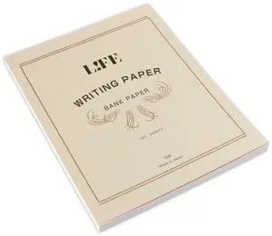 Life Letter Plain Paper Pad: 8 in. x 12 in. (Tan)