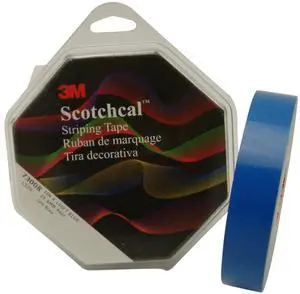 3M Scotchcal Striping Tape: 1 in. x 50 yds. (Blue)