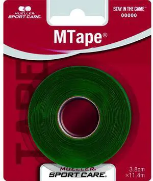 Mueller MTape [Non-Elastic Athletic Tape]: 1-1/2 in. x 30 ft. (Forest Green)
